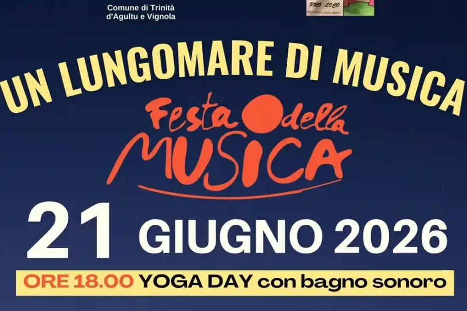 Un lungomare di musica all'Isola Rossa 2026, manifesto con la data | In Sardegna con Dani