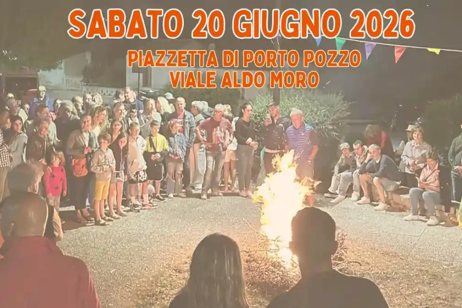 Festa di San Giovanni Porto Pozzo 2026, manifesto con la data | In Sardegna con Dani