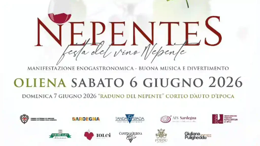Nepentes Oliena 2026, manifesto con le date e il programma di massima | In Sardegna con Dani
