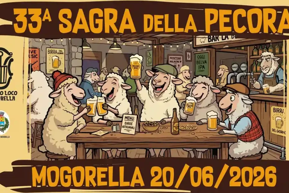 Sagra della pecora di Mogorella 2026, manifesto ufficiale con la data | In Sardegna con Dani