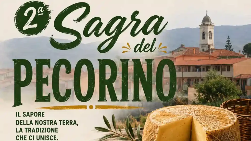 Sagra del pecorino Simaxis 2026, manifesto | In Sardegna con Dani