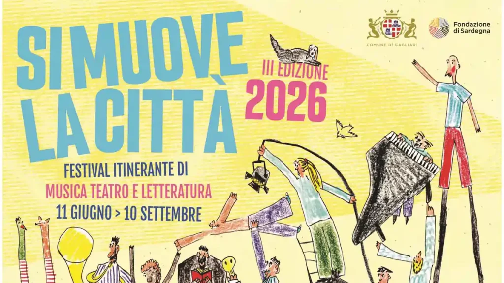 Si muove la città Cagliari 2026, manifesto del calendario di eventi estivi | In Sardegna con Dani