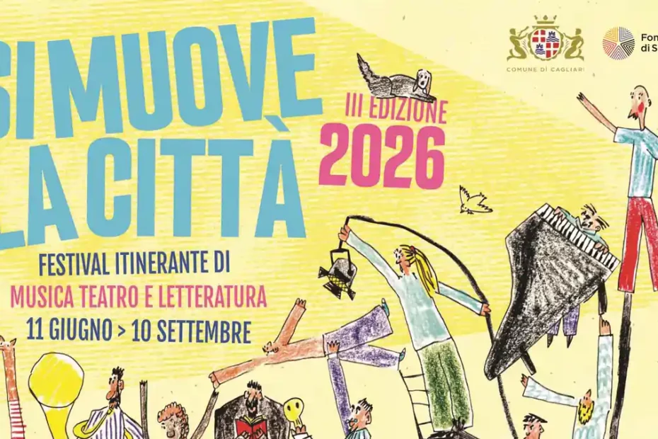 Si muove la città Cagliari 2026, manifesto del calendario di eventi estivi | In Sardegna con Dani