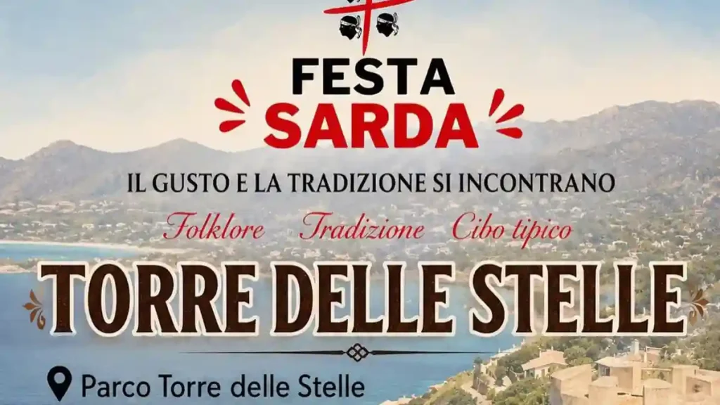 Festa Sarda a Torre delle Stelle 2026, estratto del manifesto ufficiale | In Sardegna con Dani