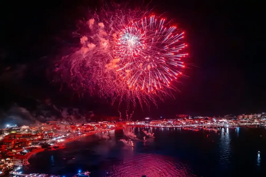 Fuochi d'artificio sul mare di Golfo Aranci 2026 | In Sardegna con Dani
