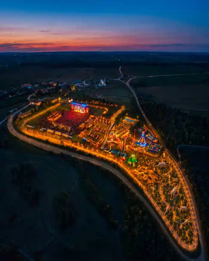 Lebonski Park Arzachena, vista aerea (rendering) | In Sardegna con Dani