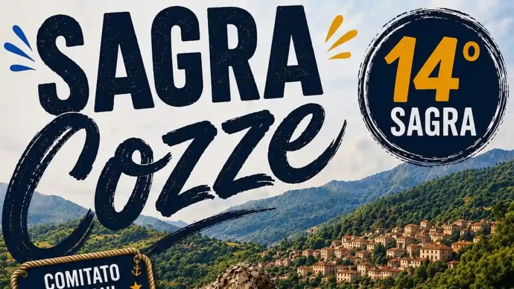 Sagra delle cozze di Priatu 2026, manifesto della 14ma edizione | In Sardegna con Dani