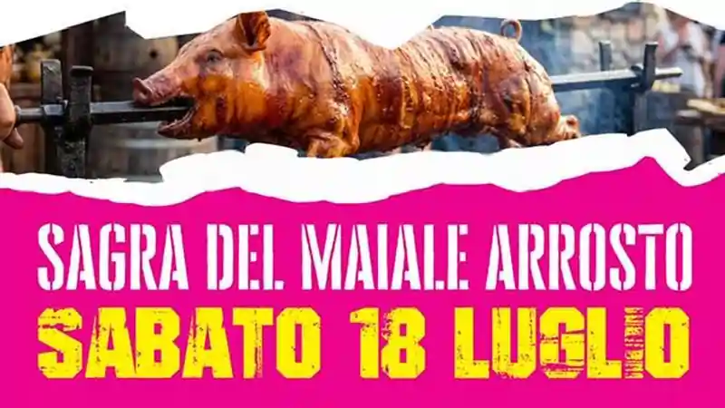 Sagra del maiale arrosto 2026 ad Aglientu, manifesto con la data ufficiale | In Sardegna con Dani