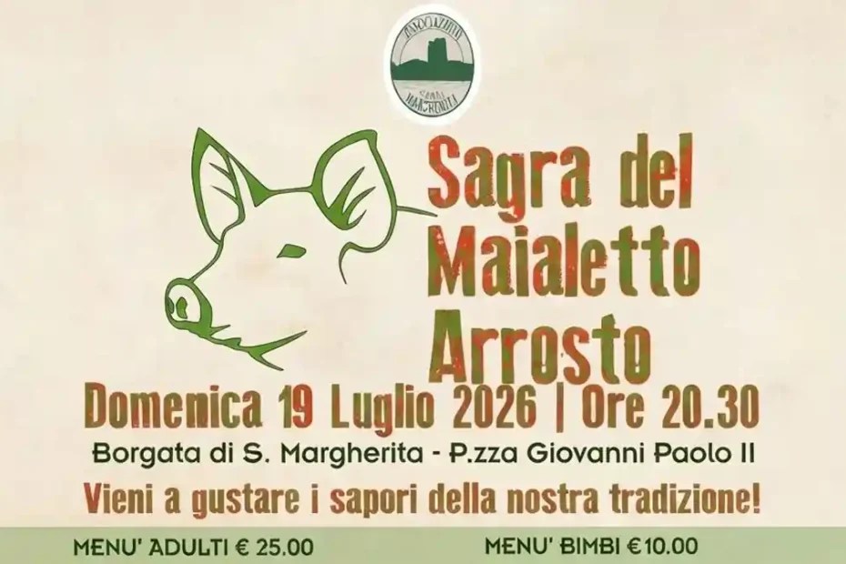 Sagra maialetto Santa Margherita di Pula 2026 | In Sardegna con Dani