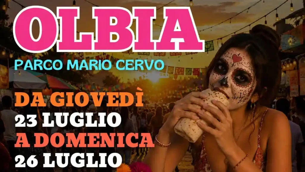 Viva Mexico Festival 2026 a Olbia, manifesto con le date ufficiali | In Sardegna con Dani