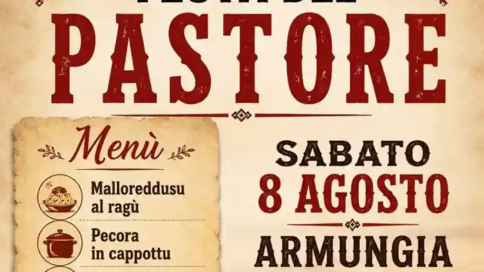 Festa del pastore Armungia 2026, data e menù | In Sardegna con Dani