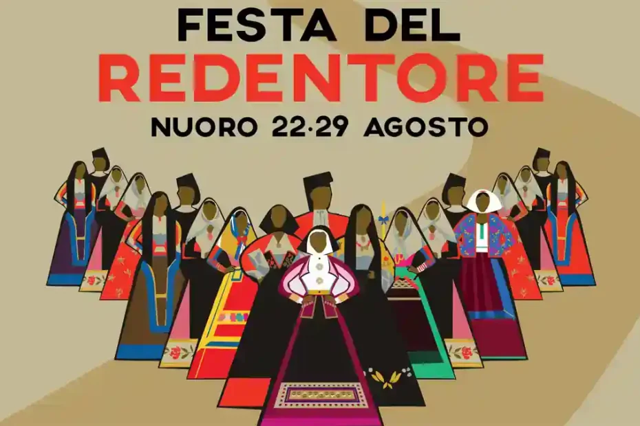 Festa del redentore Nuoro 2026, manifesto con le date ufficiali | In Sardegna con Dani