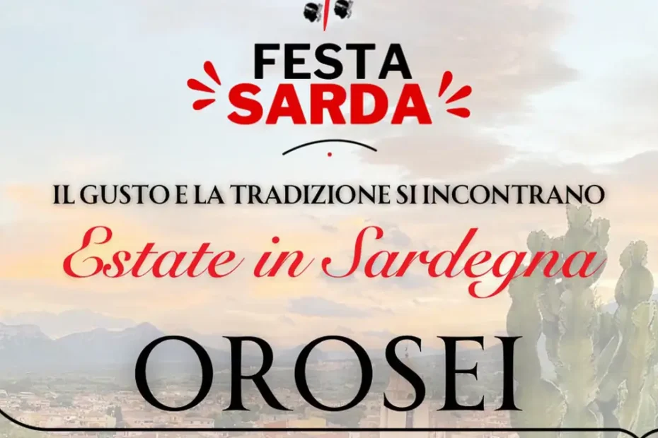 Festa sarda Orosei 2026, manifesto | In Sardegna con Dani