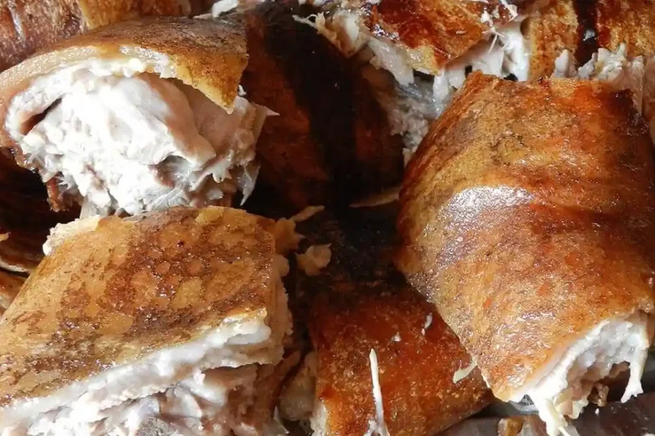 Piatto di maialetto sardo alla sagra di Stintino | In Sardegna con Dani
