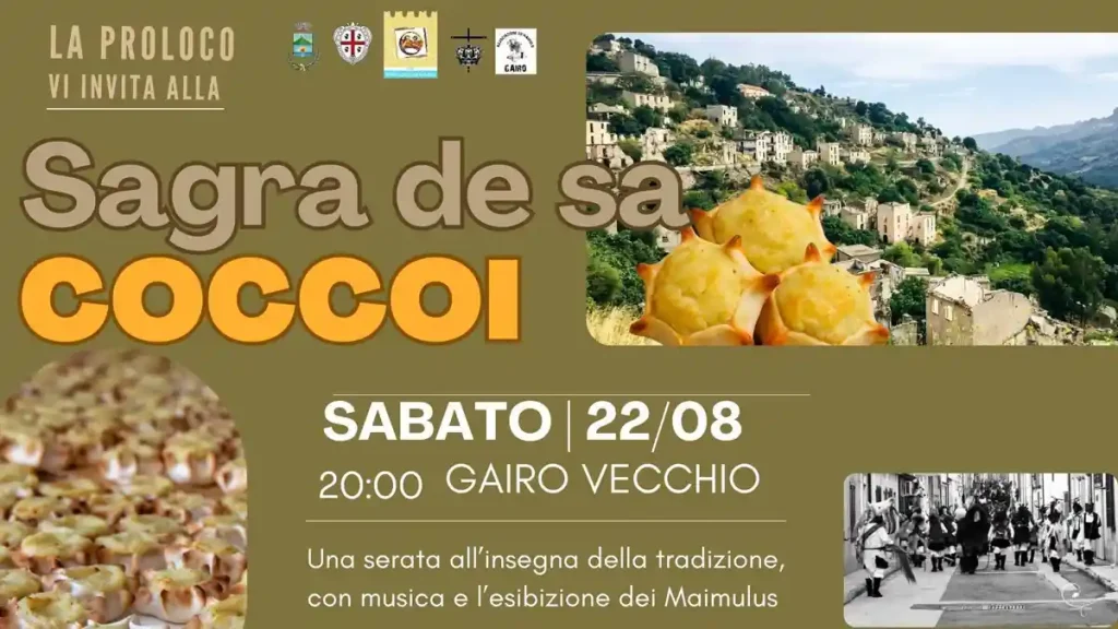 Sagra de sa coccoi Gairo Vecchi o2026, manifesto con data e programma | In Sardegna con Dani