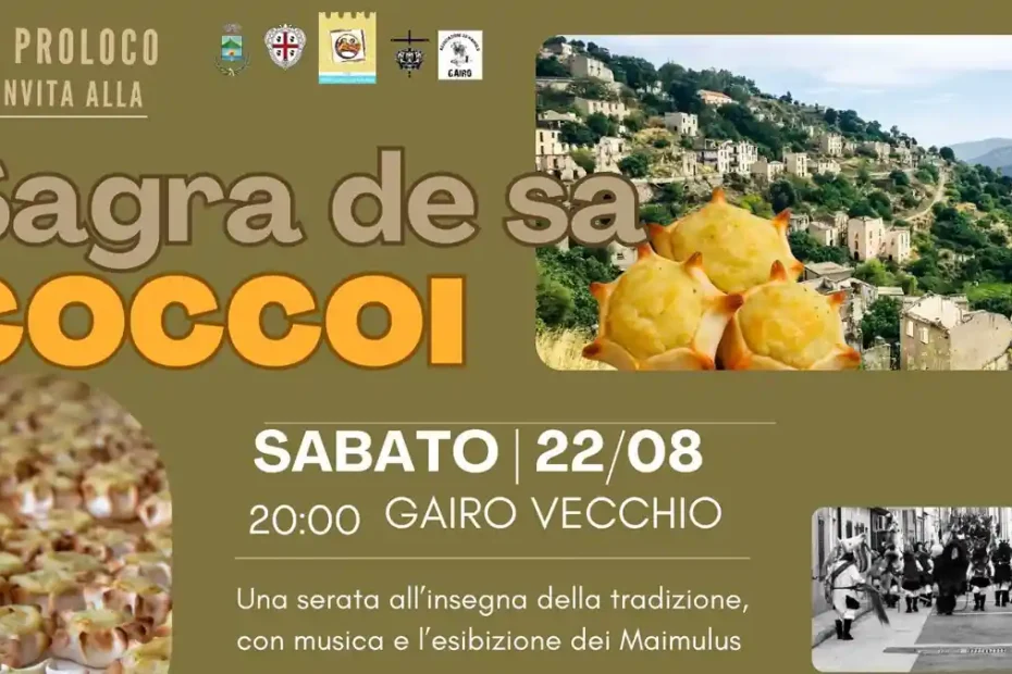 Sagra de sa coccoi Gairo Vecchi o2026, manifesto con data e programma | In Sardegna con Dani