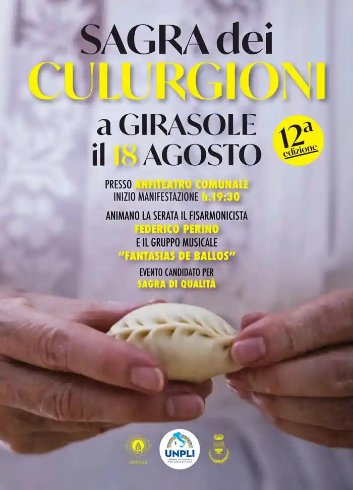Sagra dei culurgionis 2026 a Girasole, locandina con il programma completo | In Sardegna con Dani