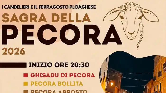 Sagra della pecora in Ploaghe 2026, manifesto e menù | In Sardegna con Dani