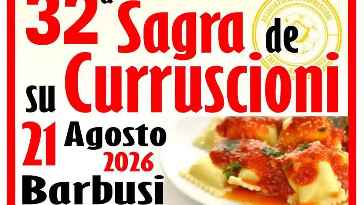 Sagra su Curruscioni a Barbusi 2026: scopri il programma completo del 21 agosto!