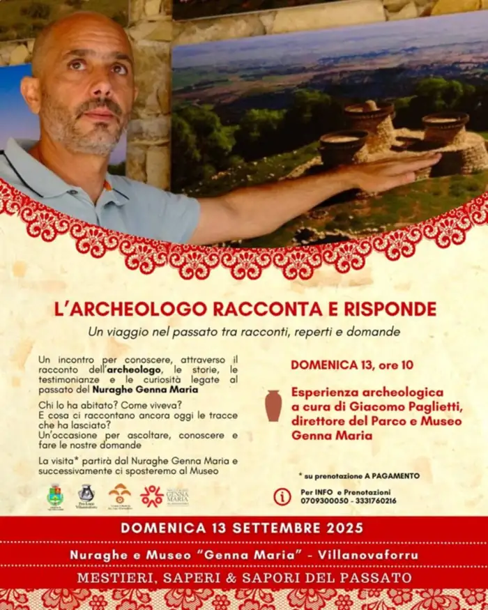 L'archeologo racconta e risponde a Villanovaforru | In Sardegna con Dani